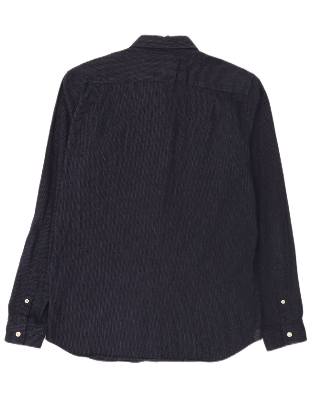Lacoste Chemise coupe régulière pour homme Taille 40 Coton tacheté bleu marine moyen