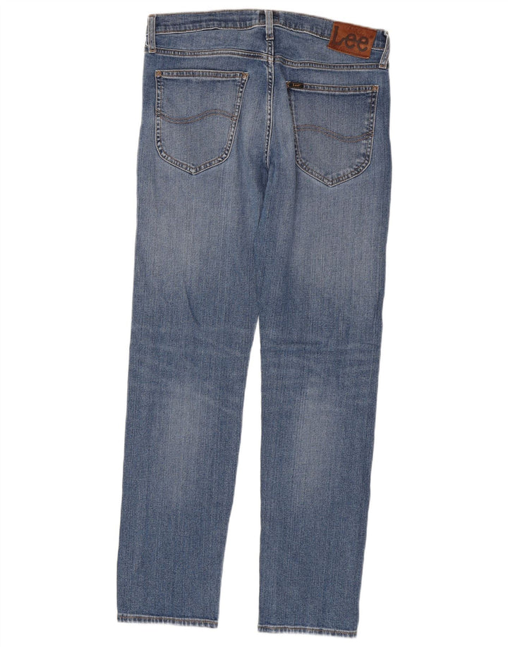 Lee Jean Slim Homme W32 L32 Bleu Coton