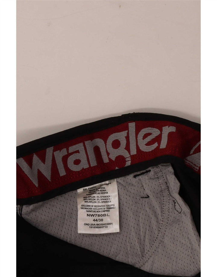 Wrangler Pantalon Cargo Droit Homme W44 L30 Nylon Noir