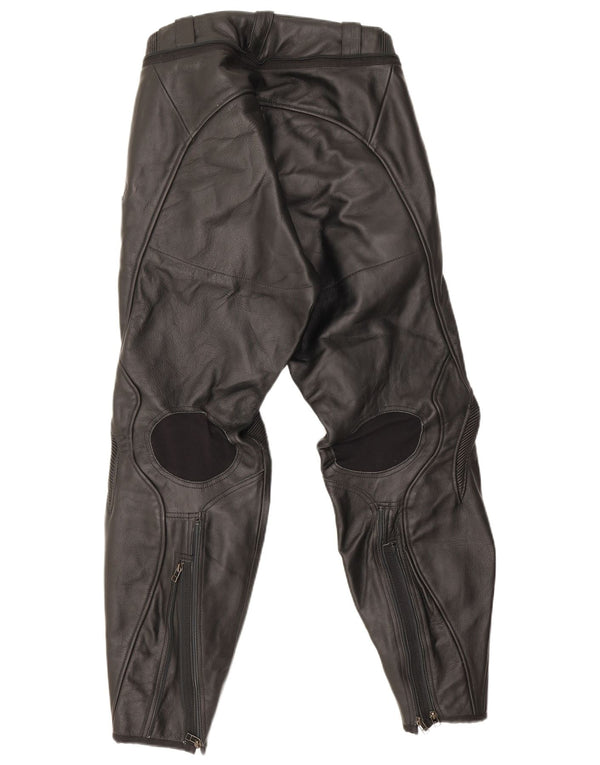 Dainese Pantalon de moto en cuir pour homme Taille 52 Medium W32 L29 Noir