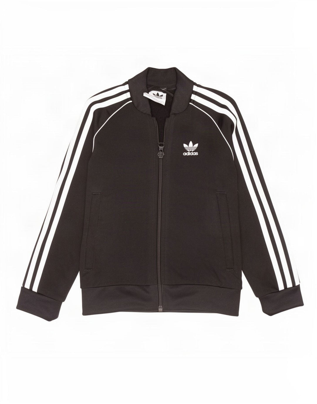 Veste de survêtement Adidas Fille 5-6 ans Noir Polyester