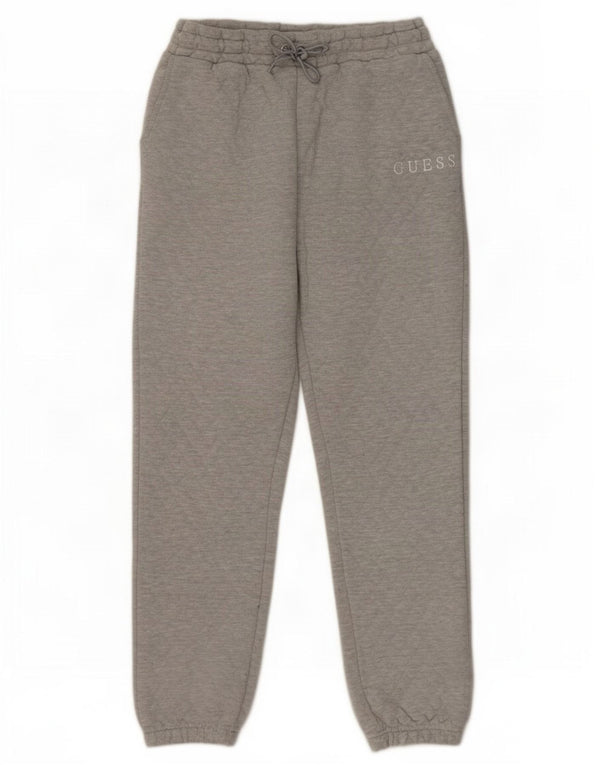 Guess Pantalon de survêtement pour femme Joggers UK 44 Gris moyen Coton
