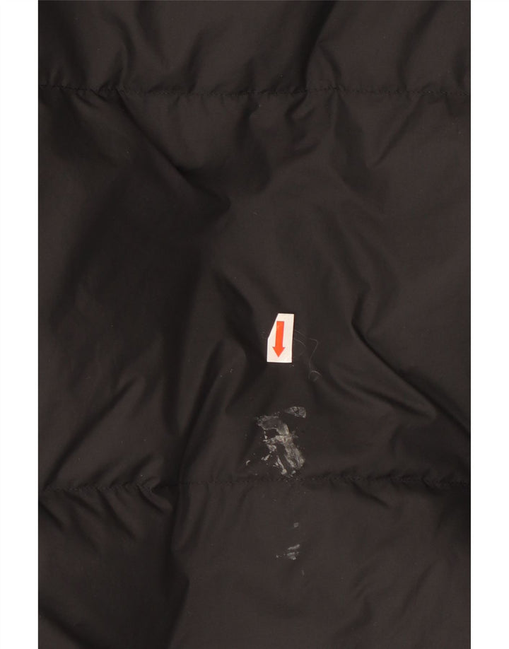 Nike Veste matelassée à capuche pour homme UK 40 Large Noir Polyester