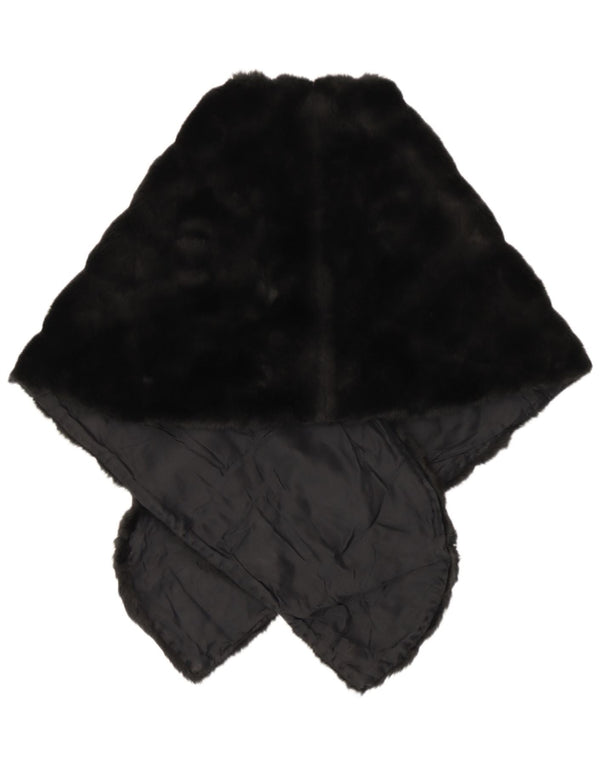Faviana Châle en fausse fourrure pour femme Taille unique L67 Noir