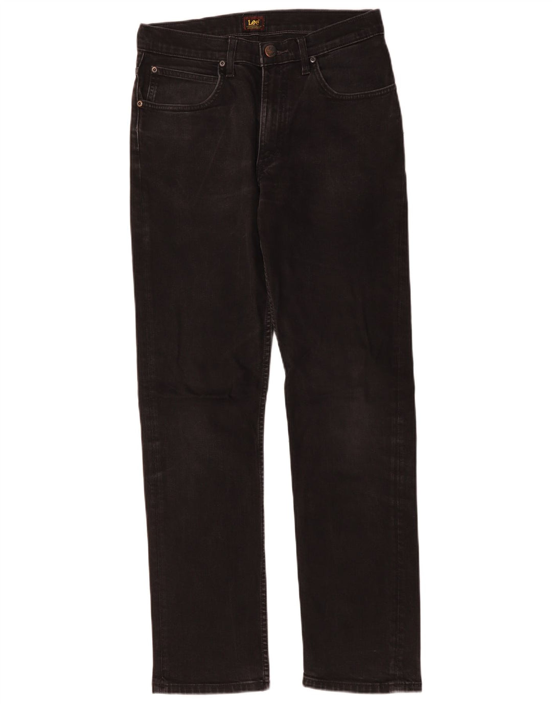 Lee Jean Droit Brooklyn Droit W30 L32 Homme Noir Coton