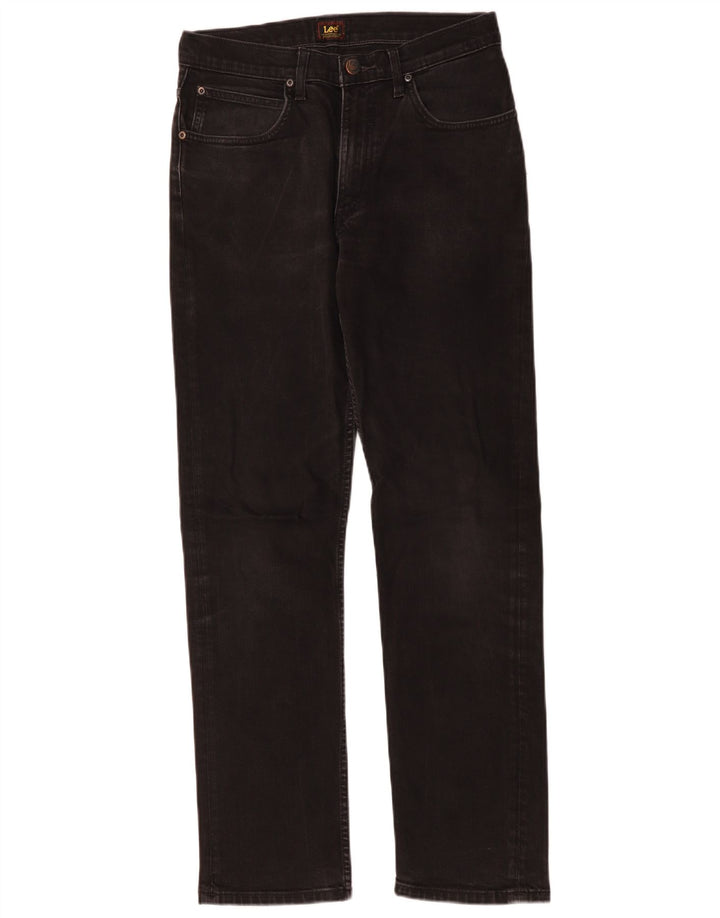 Lee Jean Droit Brooklyn Droit W30 L32 Homme Noir Coton