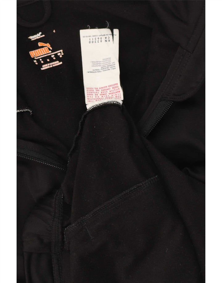 Puma Veste de Survêtement Homme Noir Moyen Polyester Colorblock