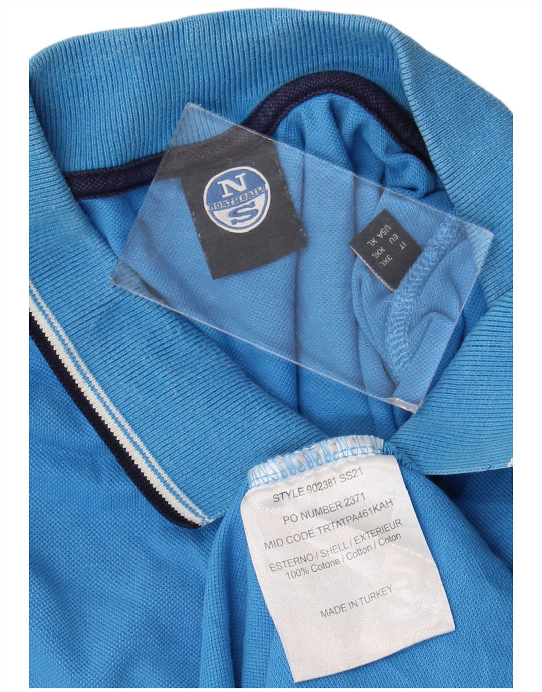 North Sails Polo Homme XL Bleu Coton