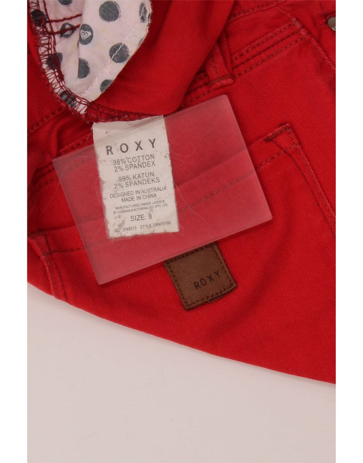Roxy Jean skinny pour femme US 8 Medium W28 L27 Rouge Coton