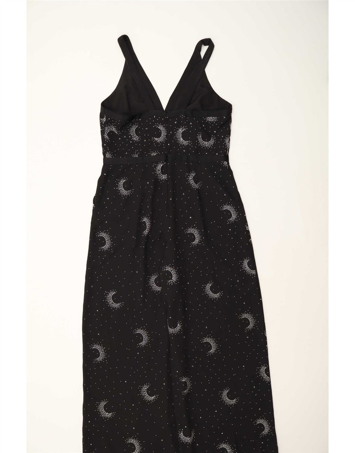 Monsoon Combinaison sans manches pour femme UK 46 Large Noir à pois en polyester