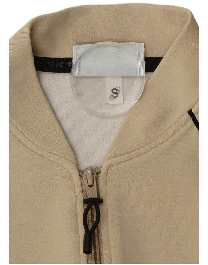 Asics Veste de survêtement pour femme UK 10 Small Beige Polyamide