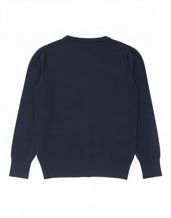 Marks & Spencer Pull cardigan pour femme UK 10 Small Bleu marine Viscose