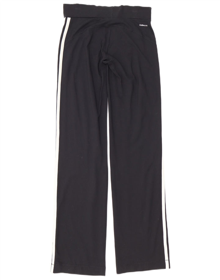 Adidas Pantalon de survêtement Climalite pour femme UK 8 Small Noir Polyester