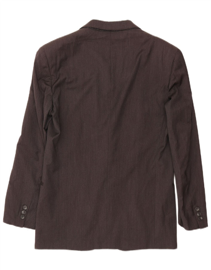 VALENTINO Veste Blazer 2 Boutons Homme IT 46 Petit Gris Laine Vierge