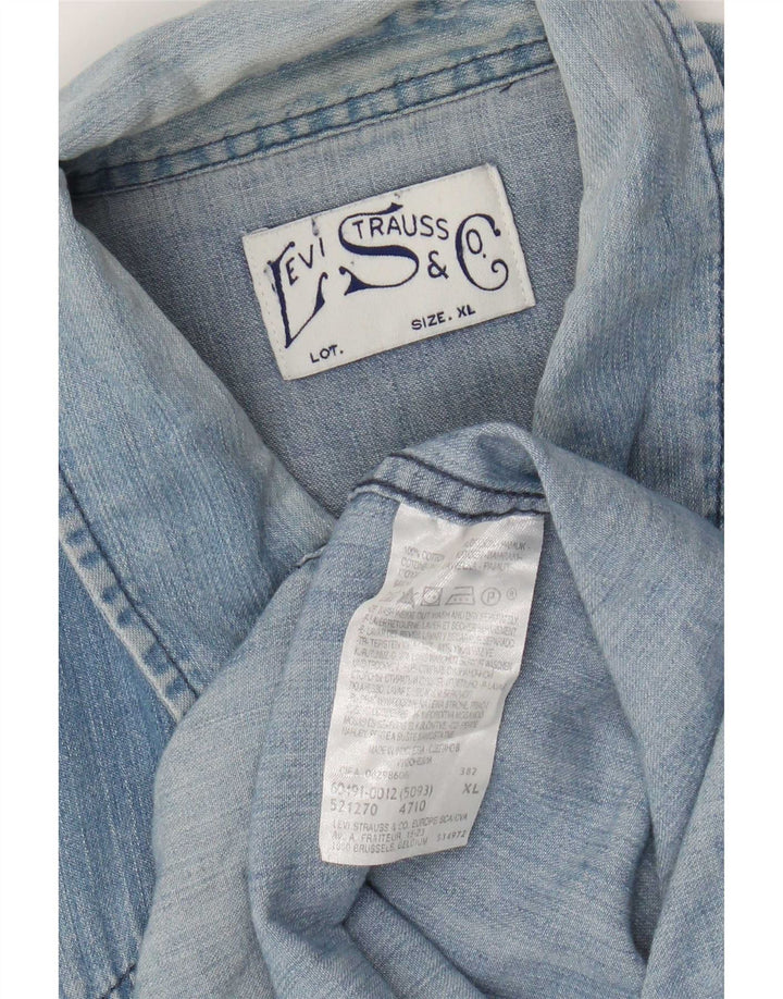 Levi's Chemise en Jean XL Homme Bleu Coton