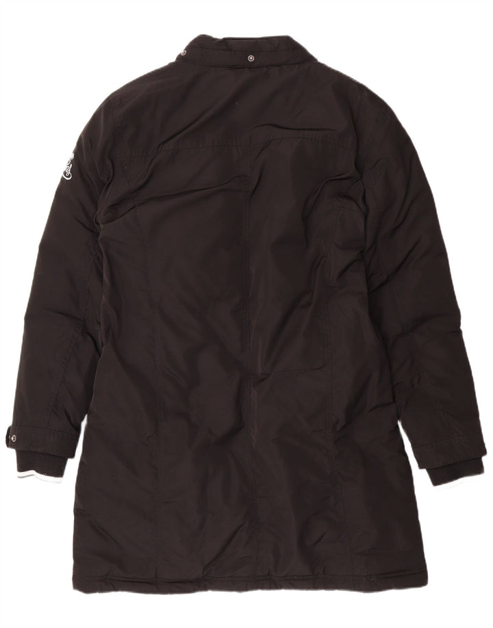 PEPE JEANS Girls Padded Coat 15-16 Years Black Polyester