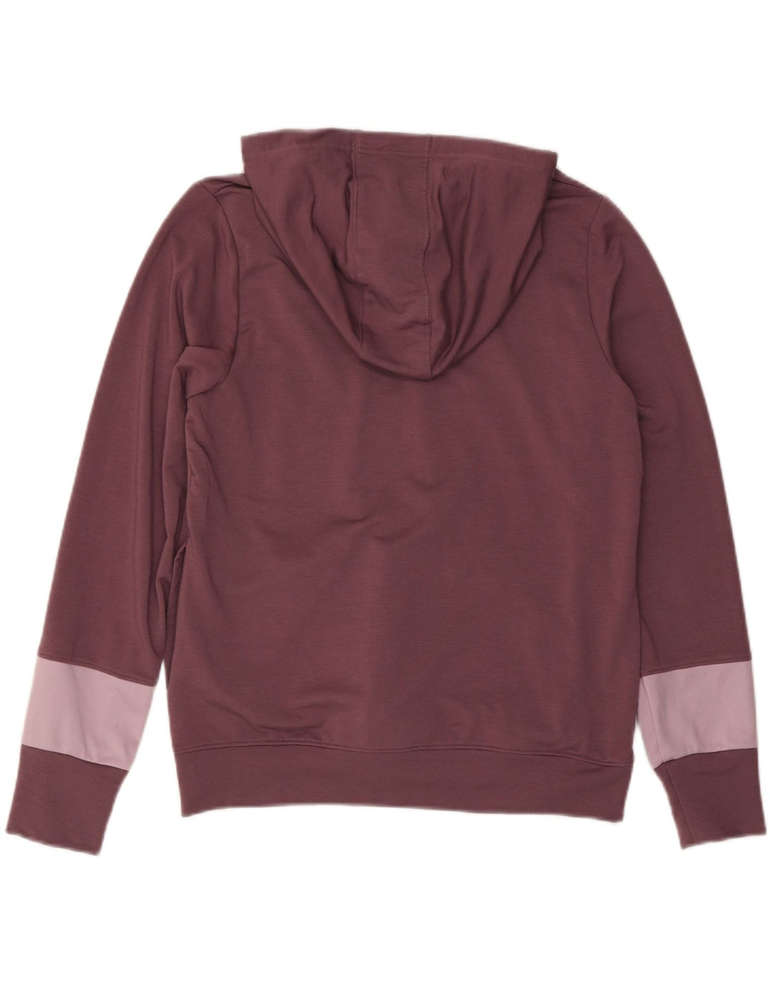 UNDER ARMOUR Pull à capuche zippé pour femme UK 14 Marron moyen Colourblock