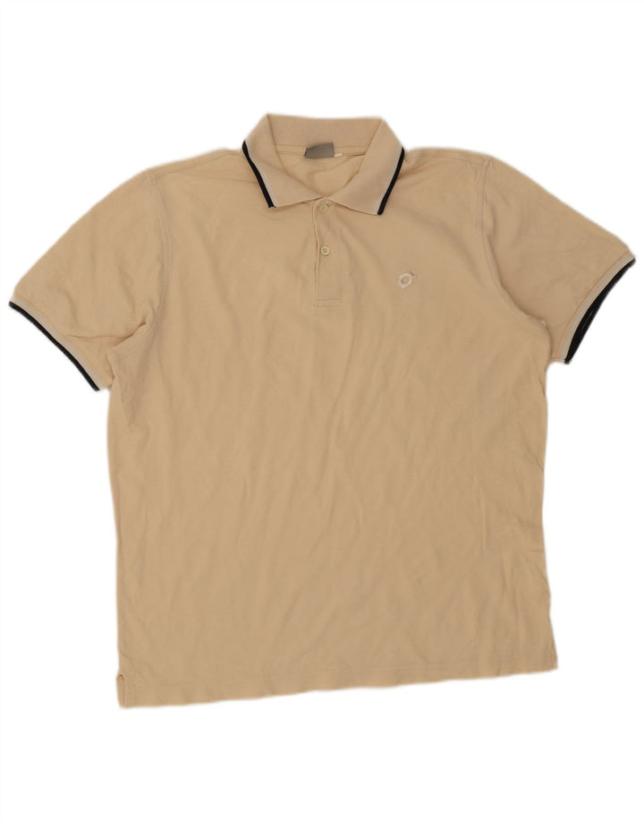 Lotto Polo Homme XL Beige Rayé