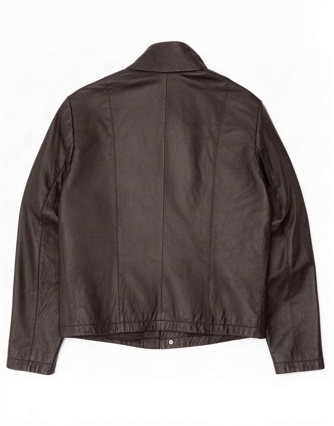 Veste en cuir femme vintage IT 48 XL Noir