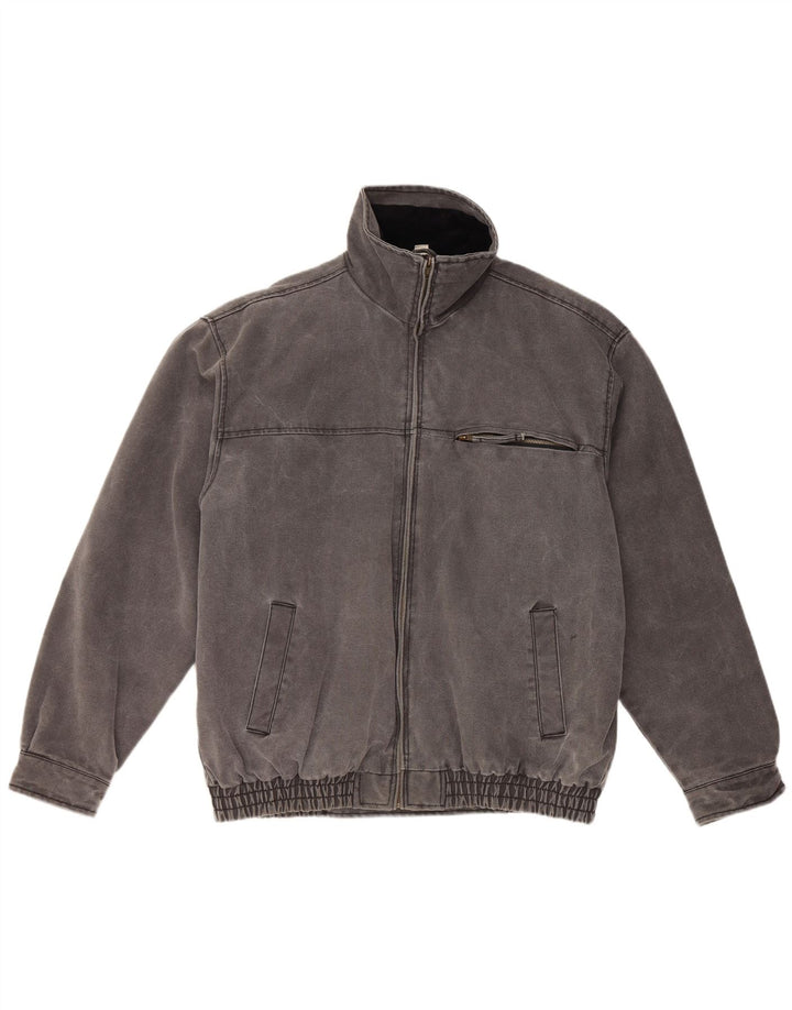 JACQUES LORANT Veste Bomber Homme UK 44 2XL Gris Coton