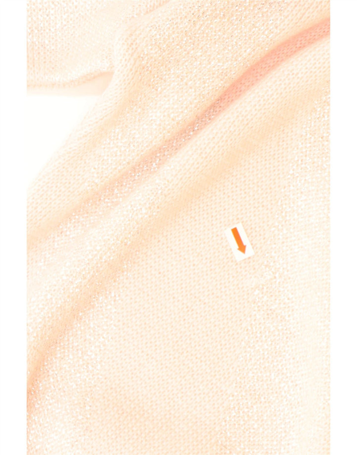 YESSICA Pull col bateau pour femme EU 44 XL Rose Chevron Acrylique