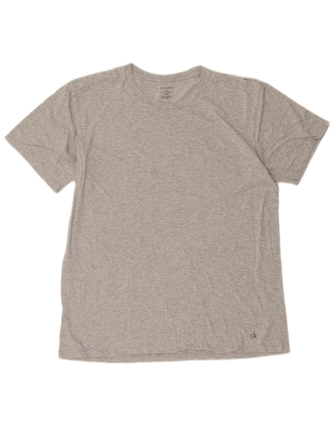 Calvin Klein T-Shirt Homme Haut Large Gris Moucheté