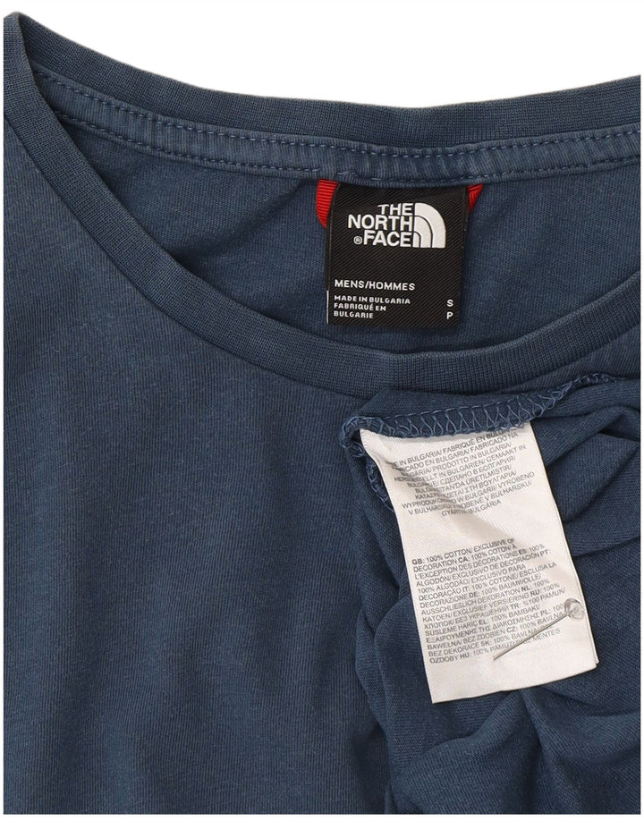 The North Face T-Shirt Homme Haut Petit Bleu Coton