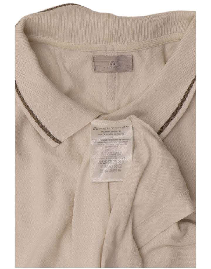 PEUTEREY Polo Homme 2XL Blanc Coton