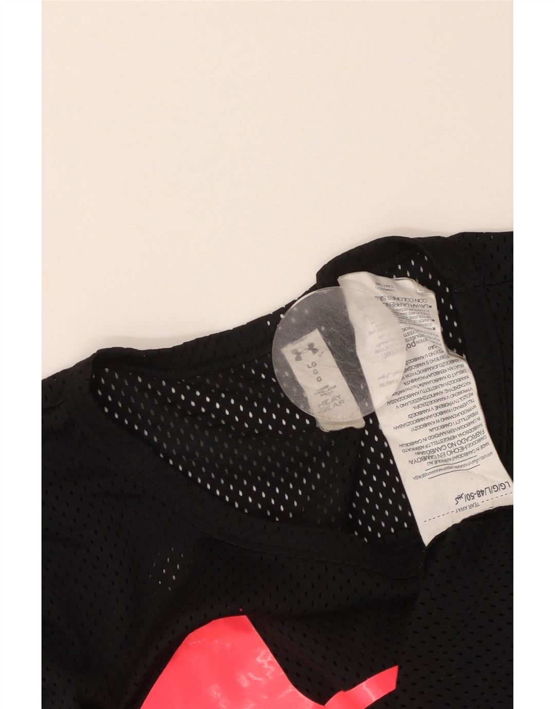 Under Armour T-Shirt Graphique Femme UK 16 Large Noir Polyester