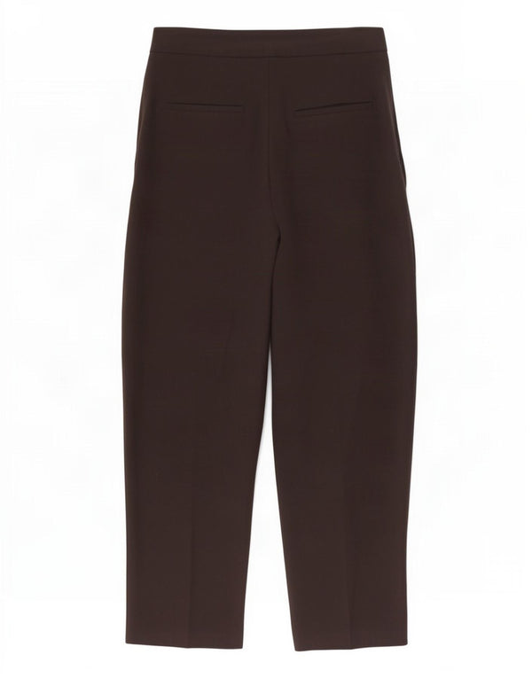 Topshop Pantalon chino taille haute pour femme UK 4 XS W22 L26 Noir