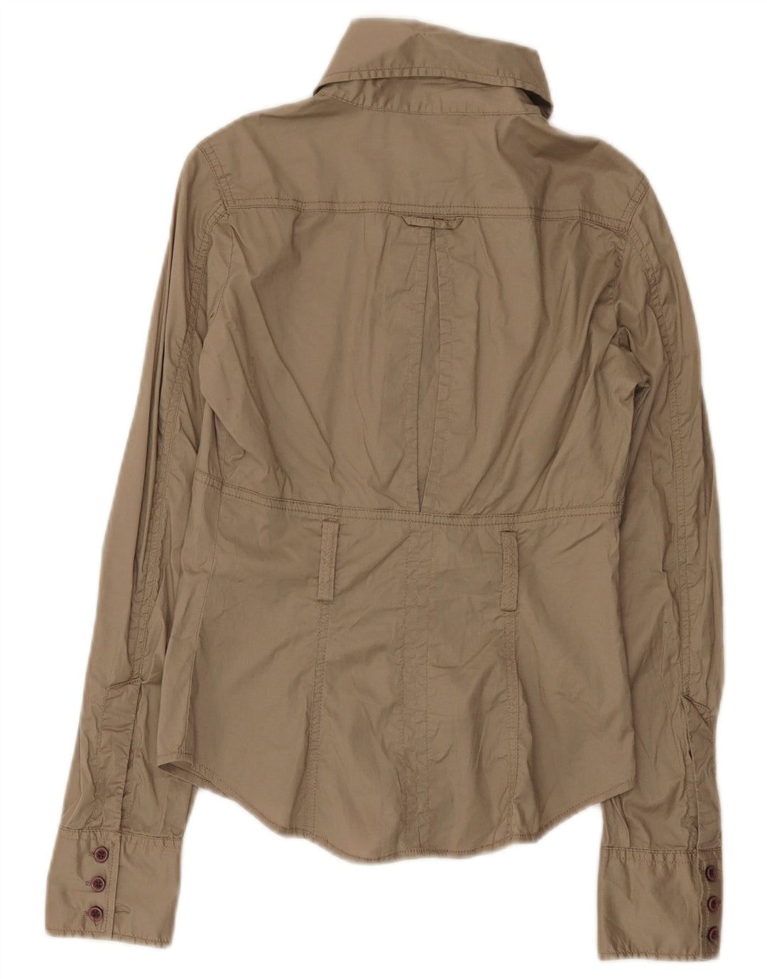 Chemise Diesel Femme UK 10 Small Gris Coton