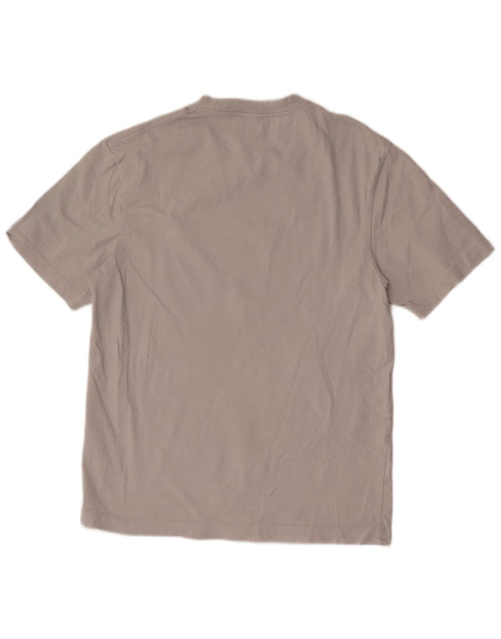 Zara Homme T-Shirt Top Gris Moyen Coton