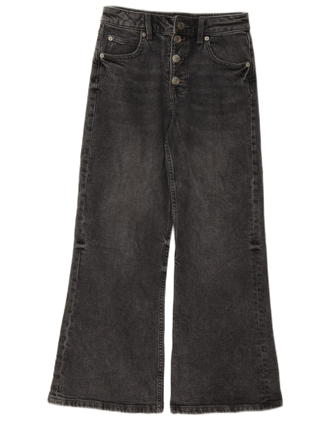 Jean évasé fille Zara 9-10 ans W24 L25 Gris