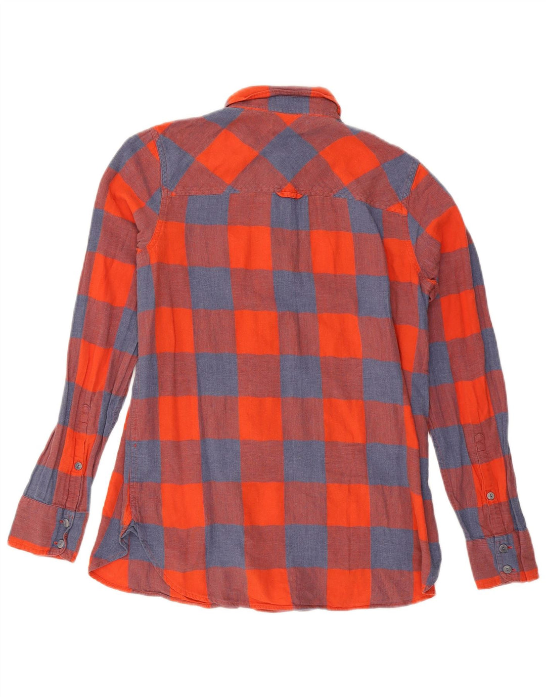 J. Crew Chemise en flanelle pour femme US 4 Petit carreaux rouges en coton