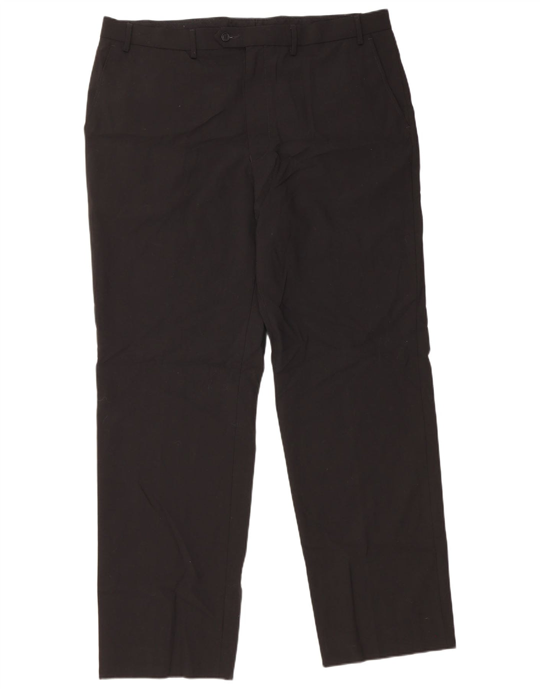 Marks & Spencer Pantalon de costume coupe ajustée pour homme W40 L33 Noir Laine Classique