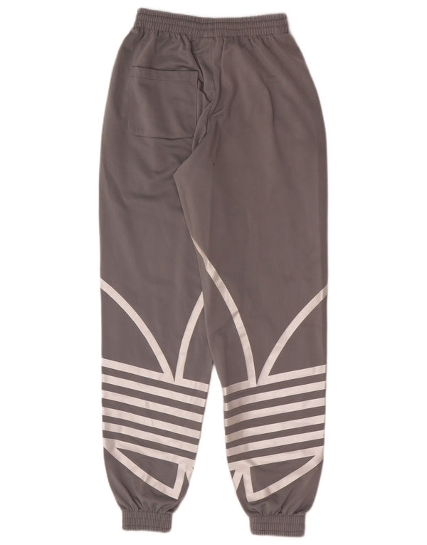 Adidas Pantalon de survêtement graphique pour femme Joggers UK 4 XS Gris Sports
