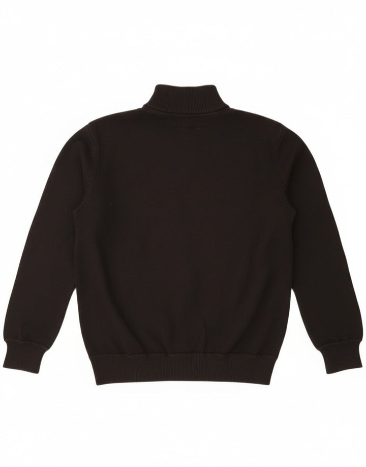 Wrangler Pull col zippé pour homme XL en coton noir