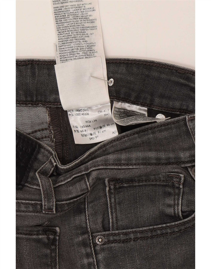 Levi's Jean Skinny Femme W26 L34 Gris Coton