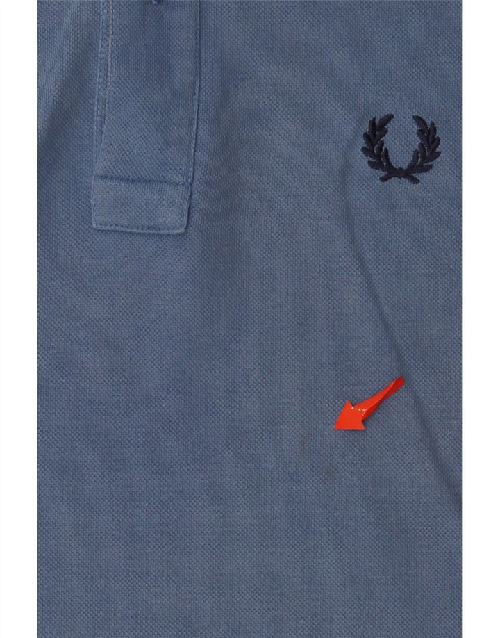 Fred Perry Polo Homme Petit Bleu Coton