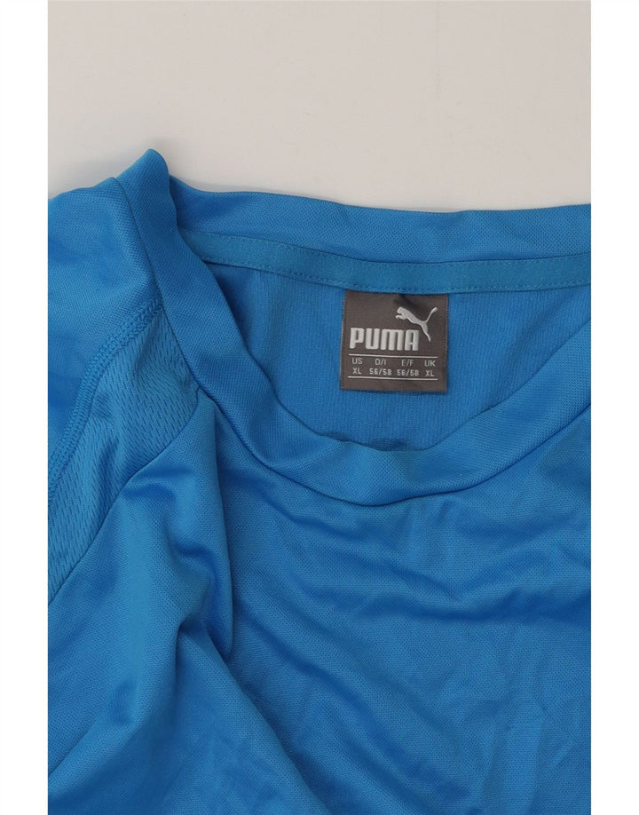 PUMA T-Shirt Femme UK 18 XL Bleu