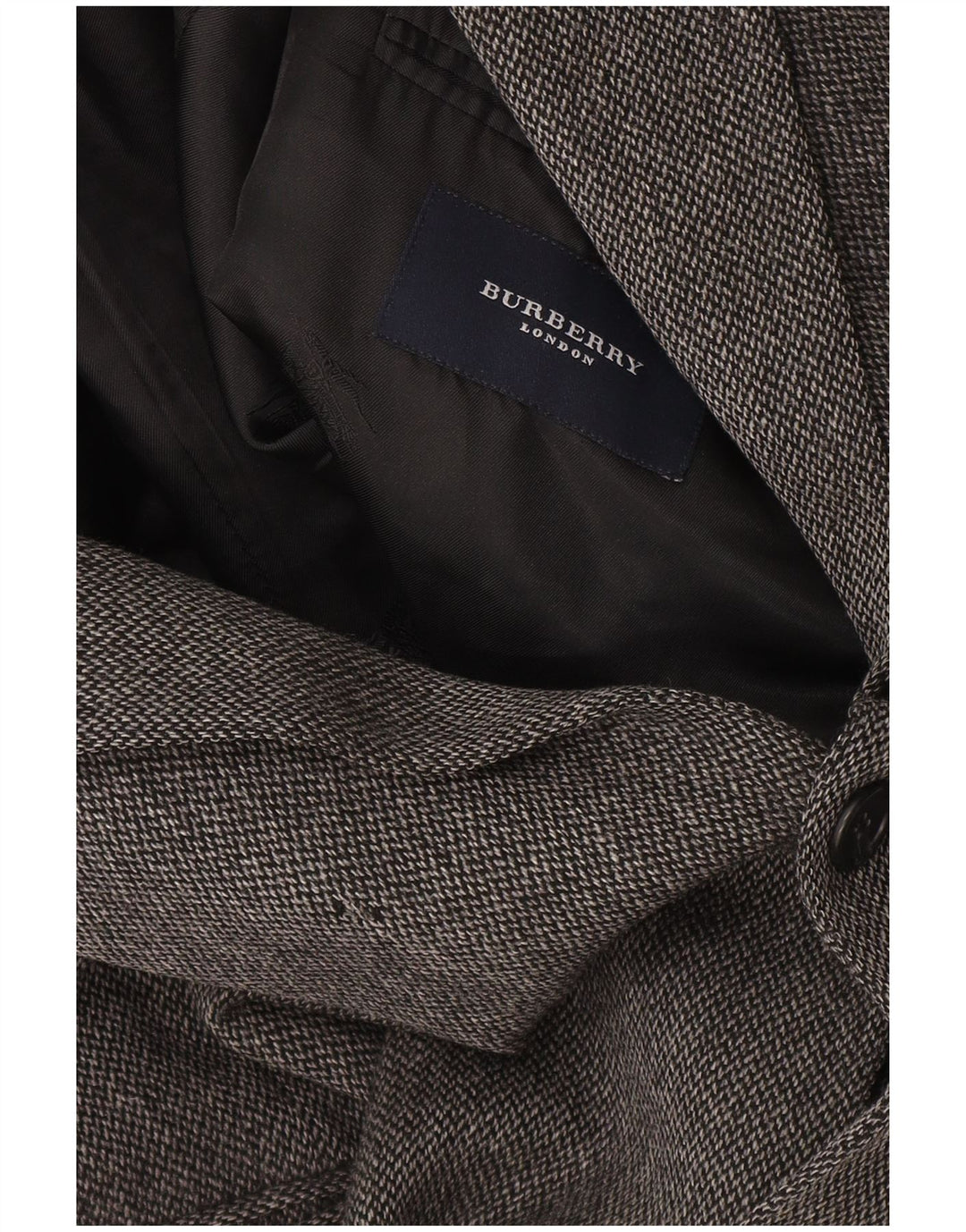 BURBERRY Veste blazer à 2 boutons pour homme UK 42 XL Gris