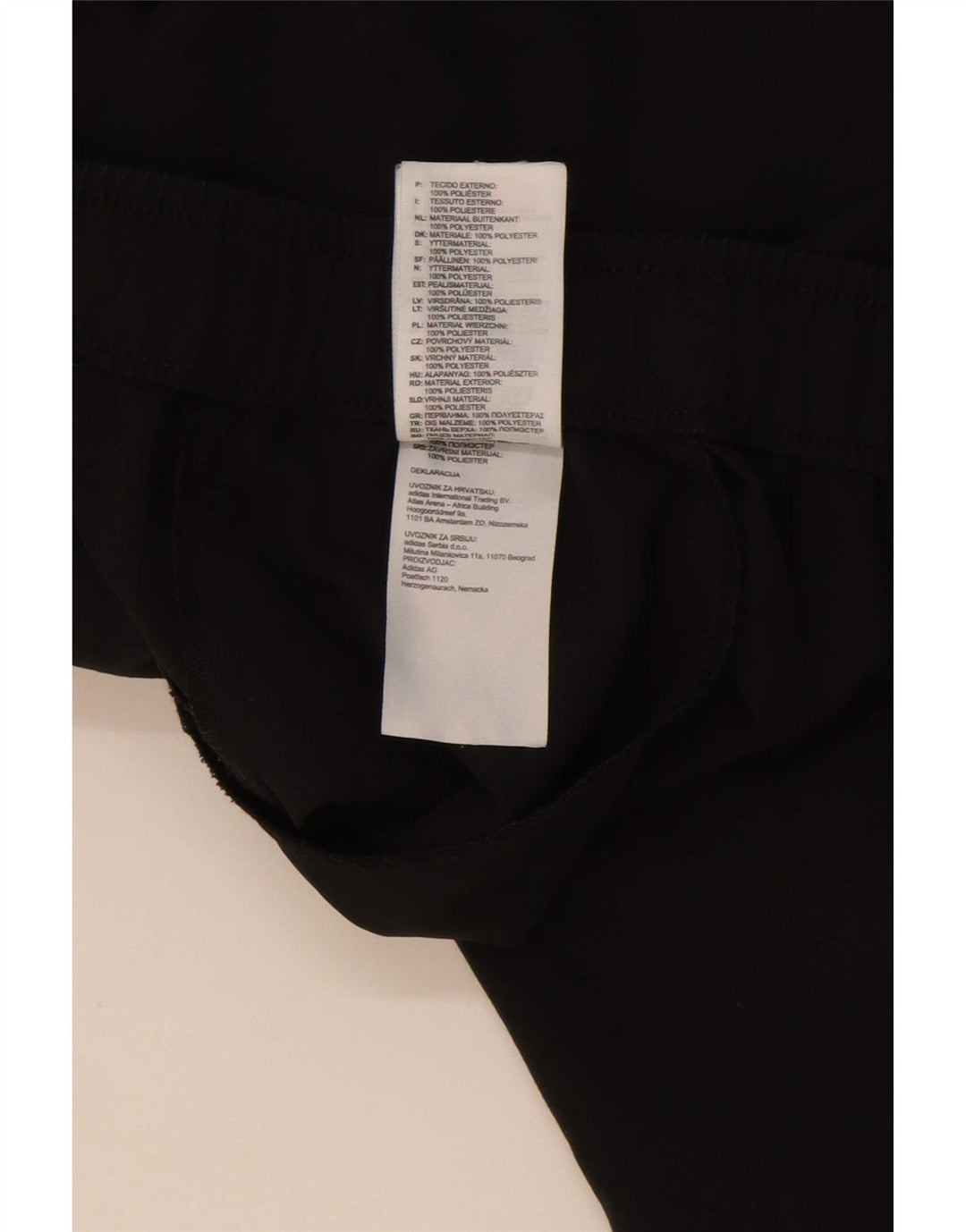 Adidas Hommes Climalite Survêtement Pantalon Joggers Grand Noir Polyester