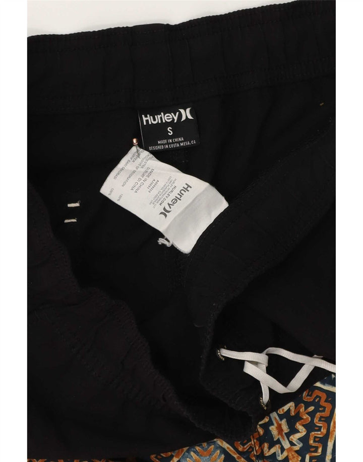 Hurley Short de Bain Homme Petit Noir Géométrique Polyester