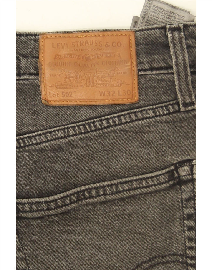 Levi's Jean 502 Tapered Homme Gris Coton W32 L30