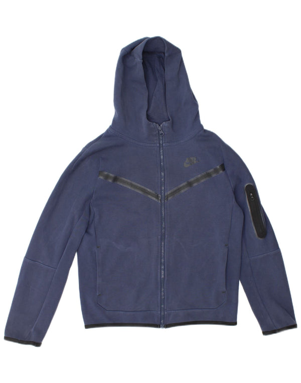 Nike Garçon Zip Sweat à capuche 12-13 ans Grand Bleu Coton