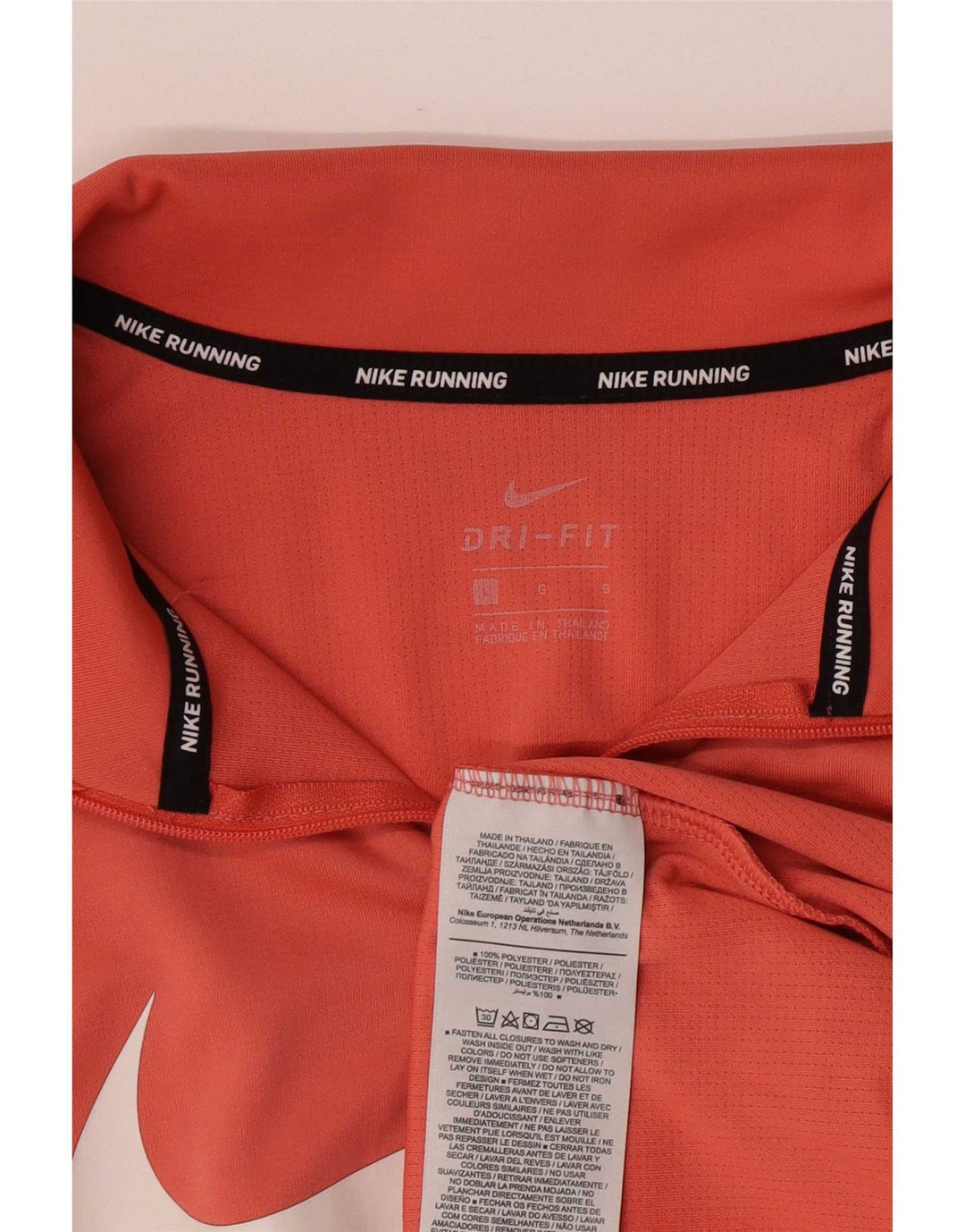 Nike Haut de survêtement à enfiler graphique Dri Fit pour femme UK 16 Large Rose
