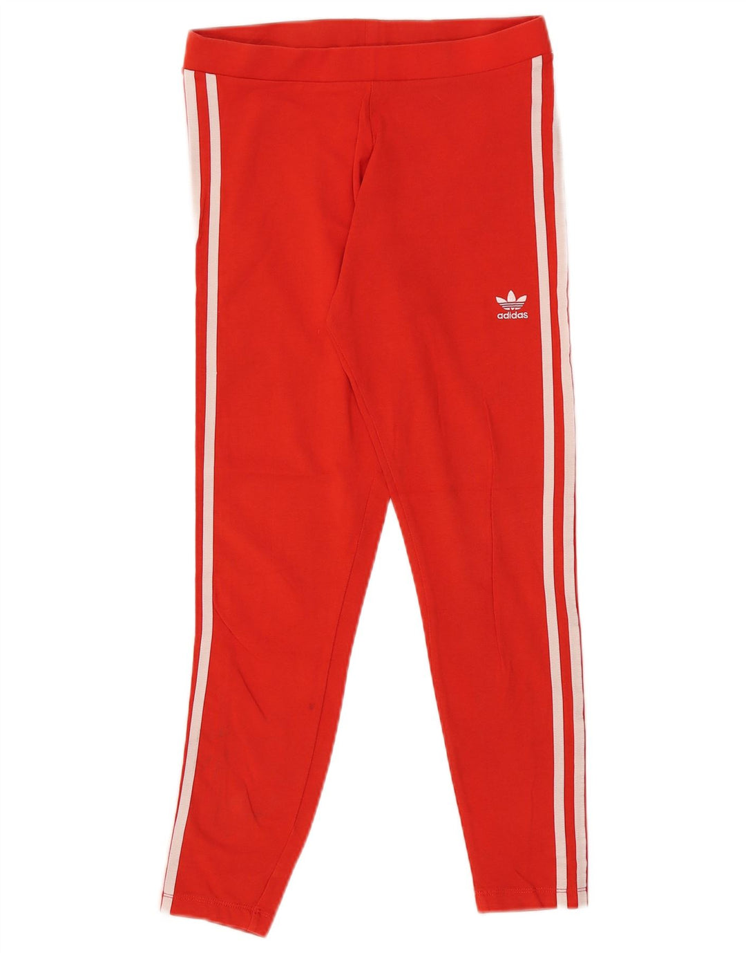 Adidas Leggings Femme UK 10 Petit Coton Rouge