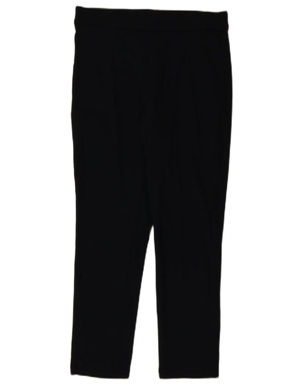 Marks & Spencer Pantalon décontracté slim pour femme UK 12 Medium W32 L26 Noir