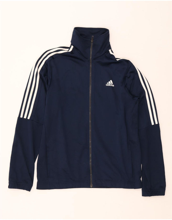 ADIDAS Veste de survêtement pour homme UK 40/42 Bleu marine moyen Polyester