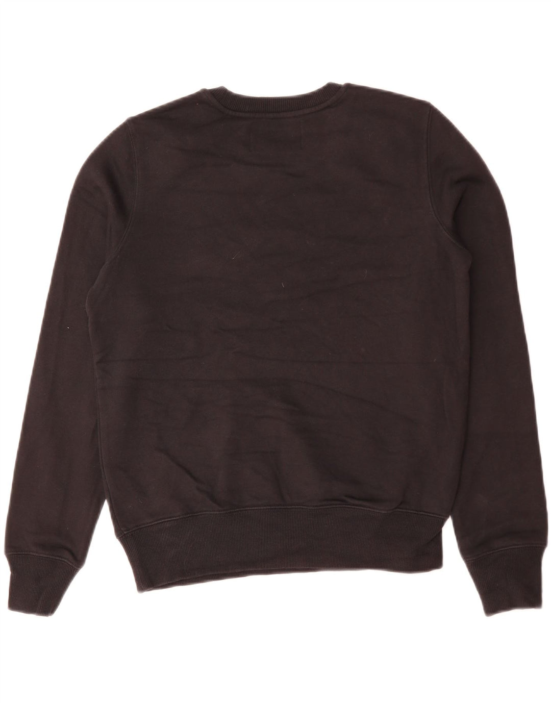 CALVIN KLEIN JEANS Sweat-shirt surdimensionné pour femme UK 10 Small Noir